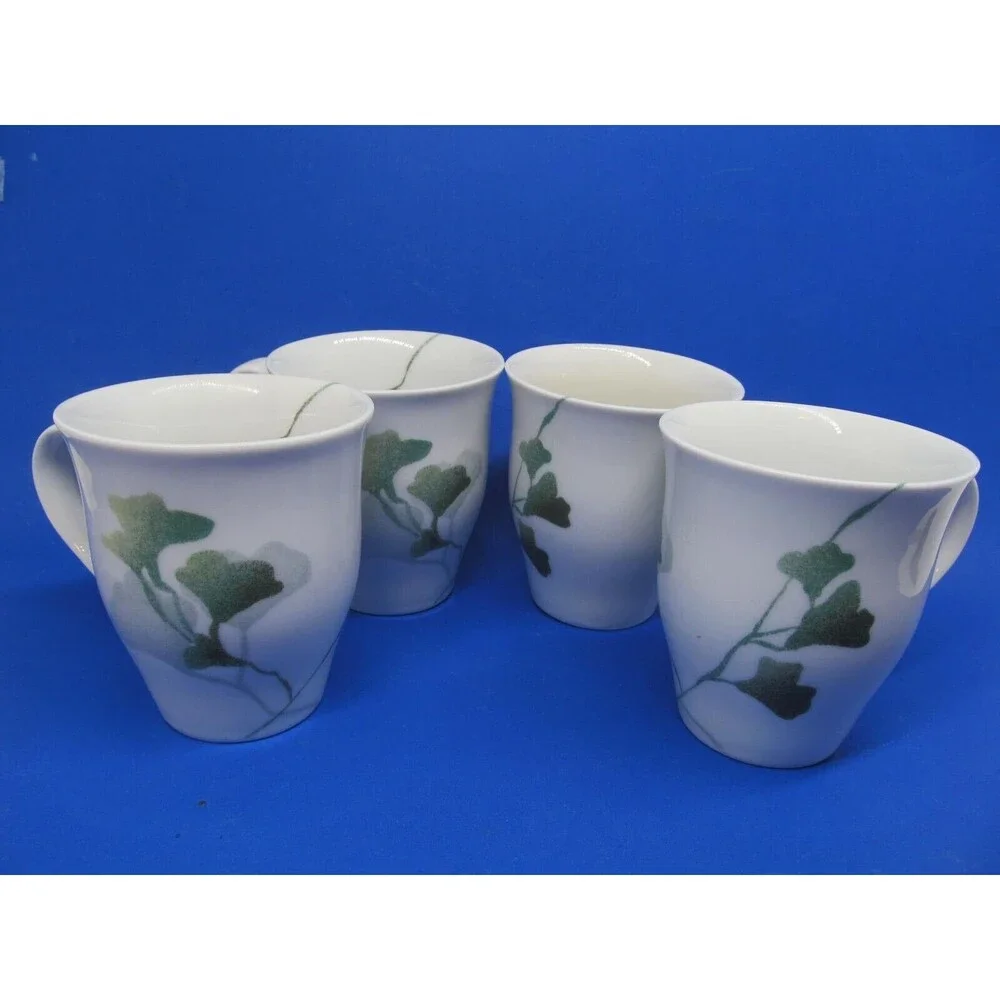 Dansk Whisperwoods Ginko Branch Set Of Four 4